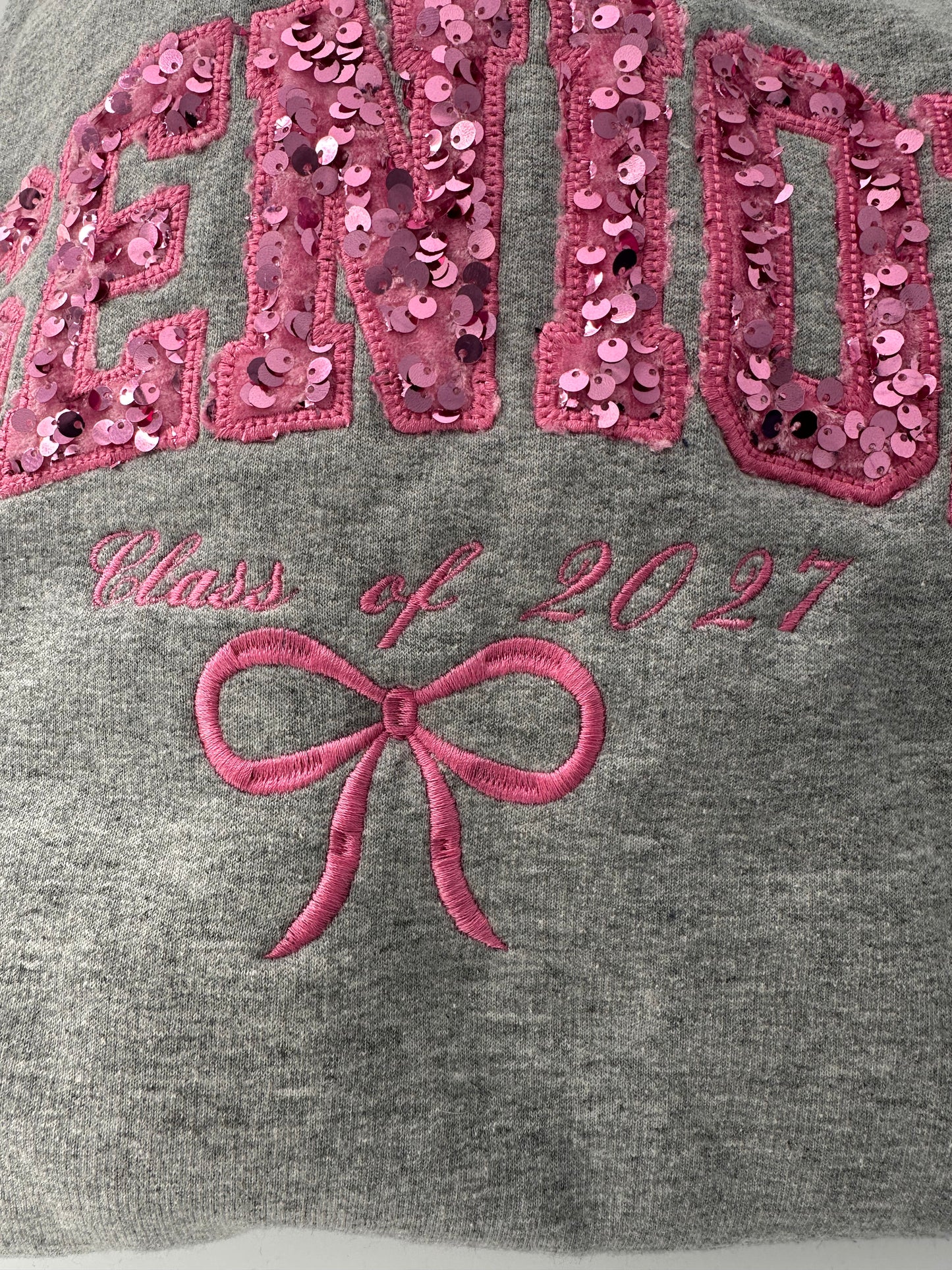Custom Sequin Senior Crewneck or Hoodie 2027