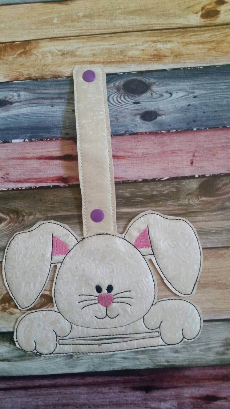 Easter Bunny - Towel Topper - Home Decor - Easter Decoration - towel included - Kitchen Towel Holder - House warming gift - Easter Basket