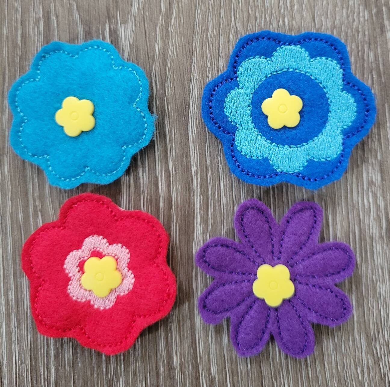 Snap a Flower Quiet book page - toddler quiet book - busy book page - educational - learning toy - sensory play - coordination