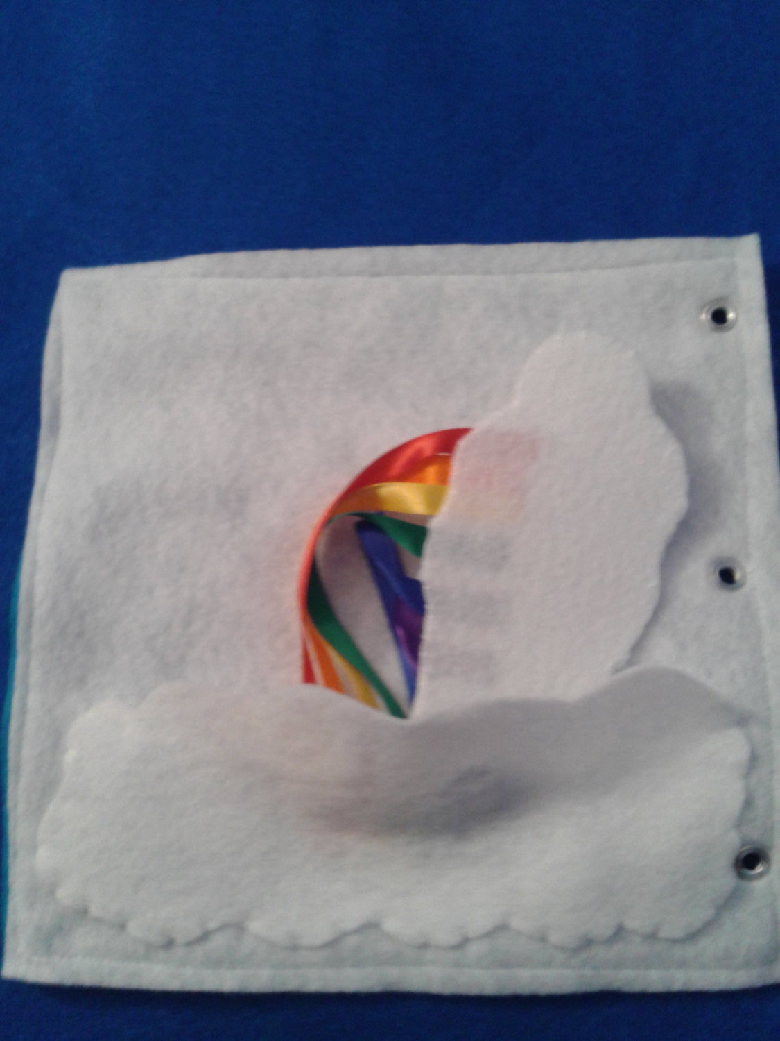 Build Your Own Felt Quiet Book - Page by Page Felt Flower Puzzle - Learn Your Colors - Durable