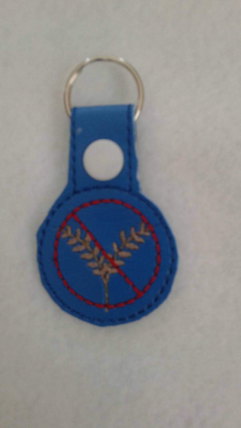 Allergy Alert Snap Tab - Keychain - Backpack - Gluten Allergy - Peanut Allergy - Tree Nut Allergy - Zipper Pull - Medical Bag Tag