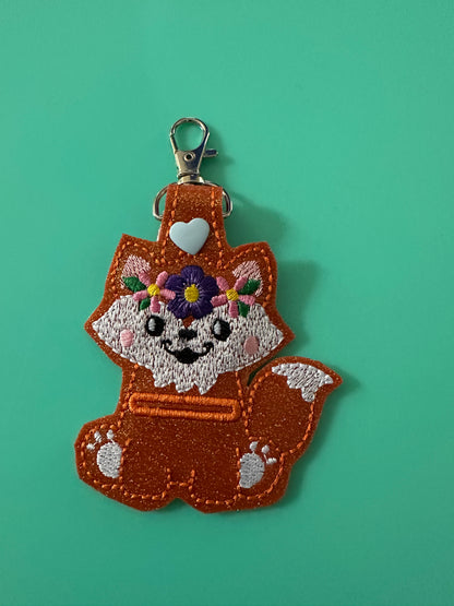 Shaped Grocery Cart Quarter Keeper Keychain