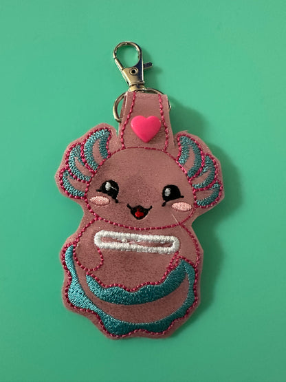Shaped Grocery Cart Quarter Keeper Keychain