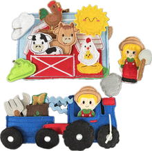 Interactive Farm Animal Quiet Book, Finger Puppet Activity Book for
Kids, Teacher Educational Tool