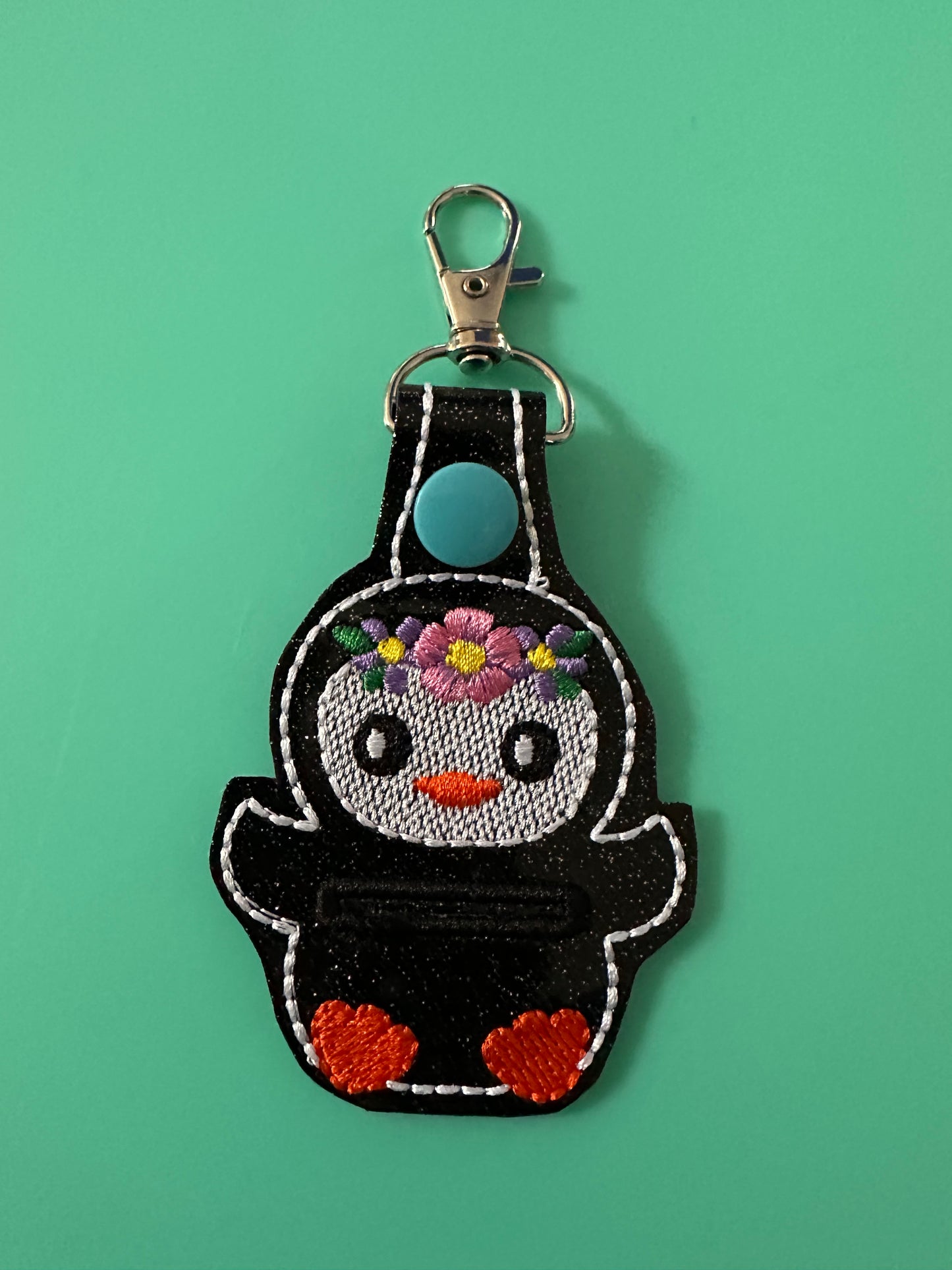 Shaped Grocery Cart Quarter Keeper Keychain