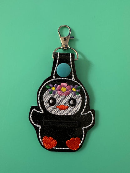 Shaped Grocery Cart Quarter Keeper Keychain