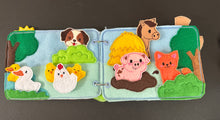 Interactive Farm Animal Quiet Book, Finger Puppet Activity Book for
Kids, Teacher Educational Tool