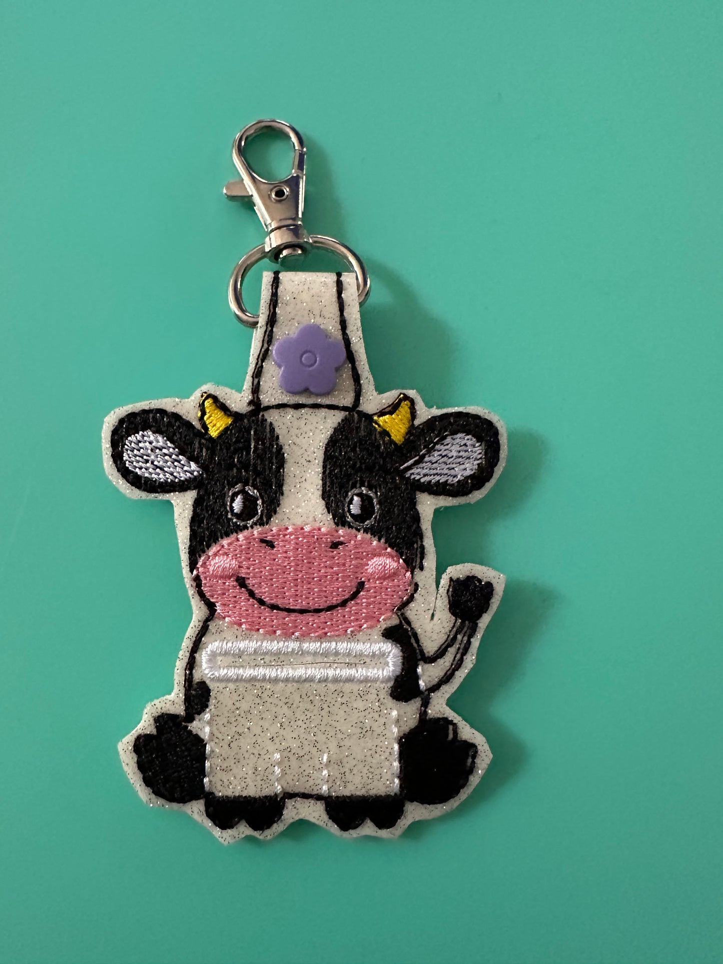 Shaped Grocery Cart Quarter Keeper Keychain