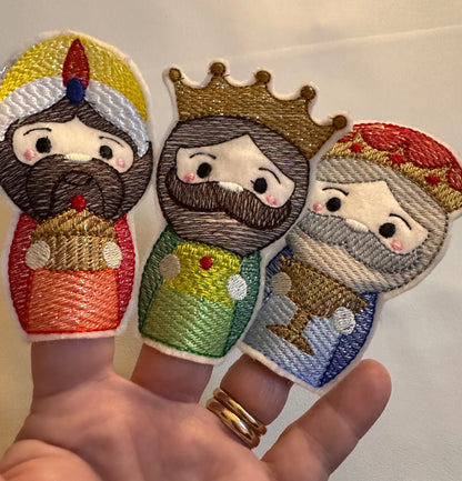 Nativity Finger Puppets Quiet Book, Religious Story Activity for Kids,
Felt and Mylar Christmas Gift