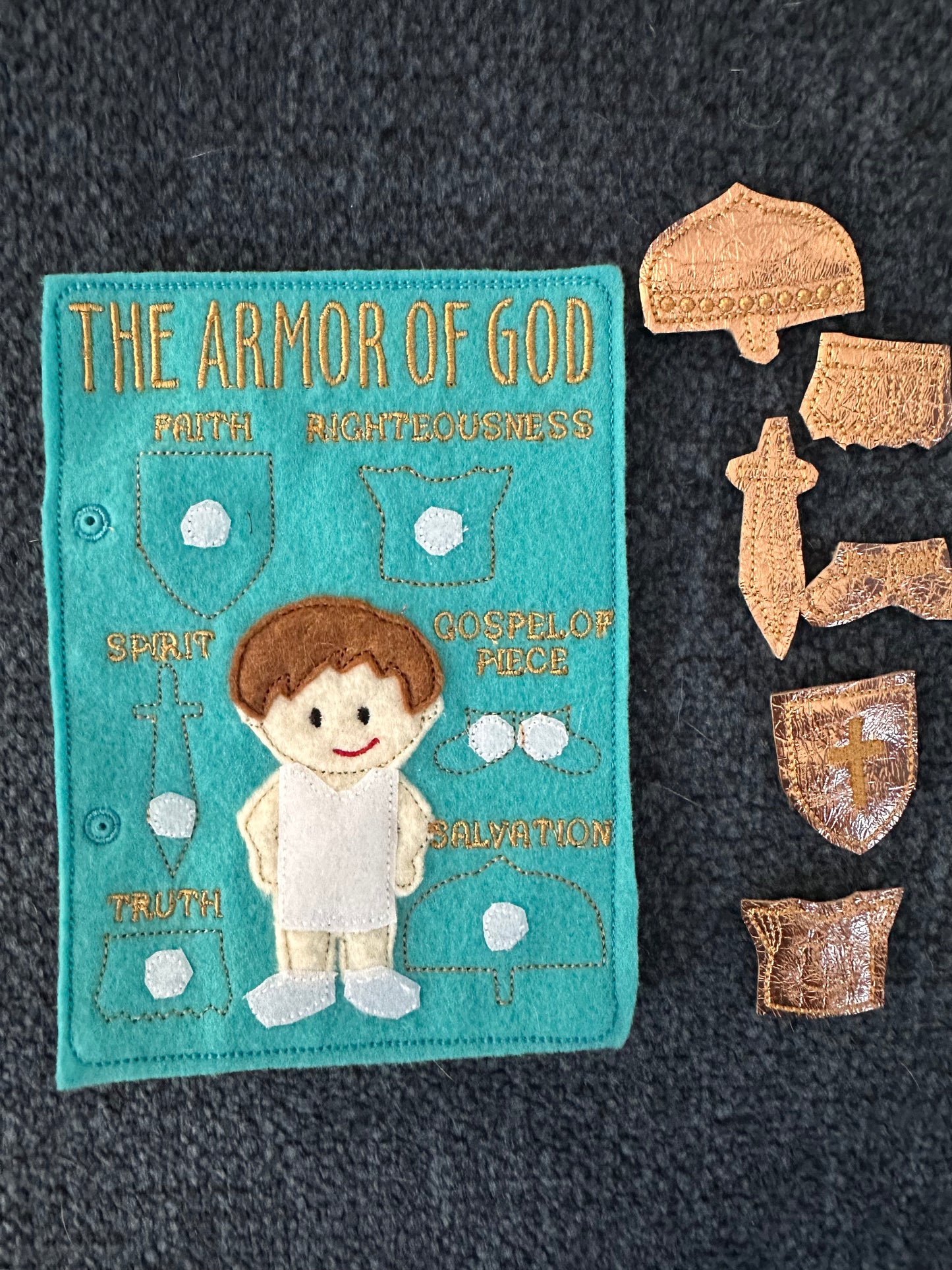 Children's Bible Quiet Book, Interactive Christian Learning Toy,
Baptism Birthday Christmas Gift