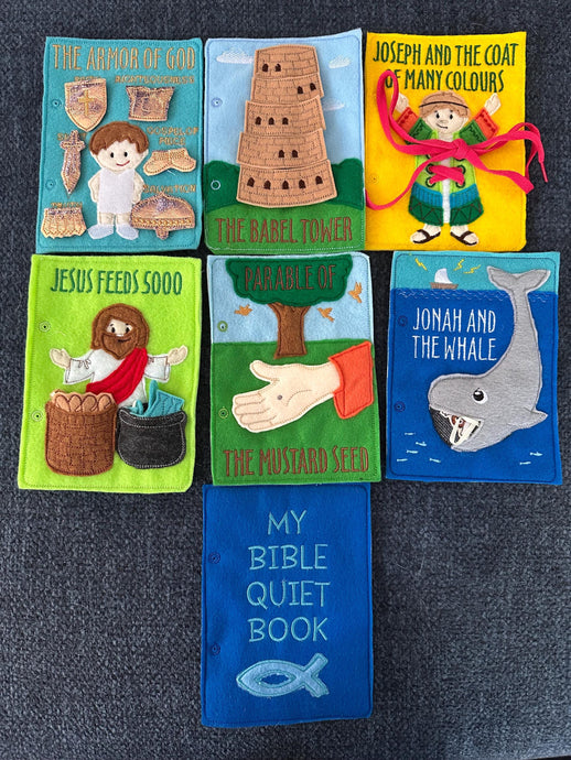 Children's Bible Quiet Book, Interactive Christian Learning Toy,
Baptism Birthday Christmas Gift