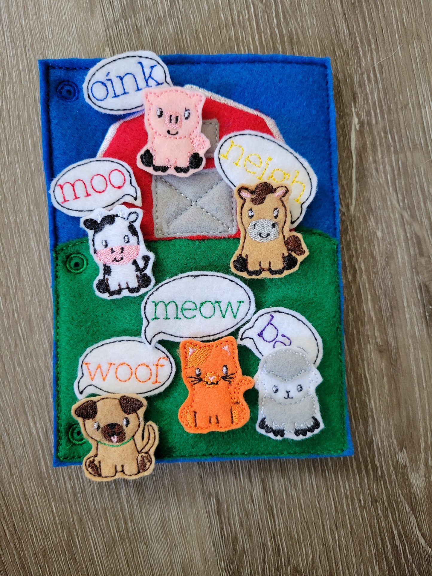 Nursery Rhyme Quiet Book, gift for toddler, Christmas Gift