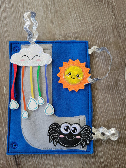 Nursery Rhyme Quiet Book, gift for toddler, Christmas Gift