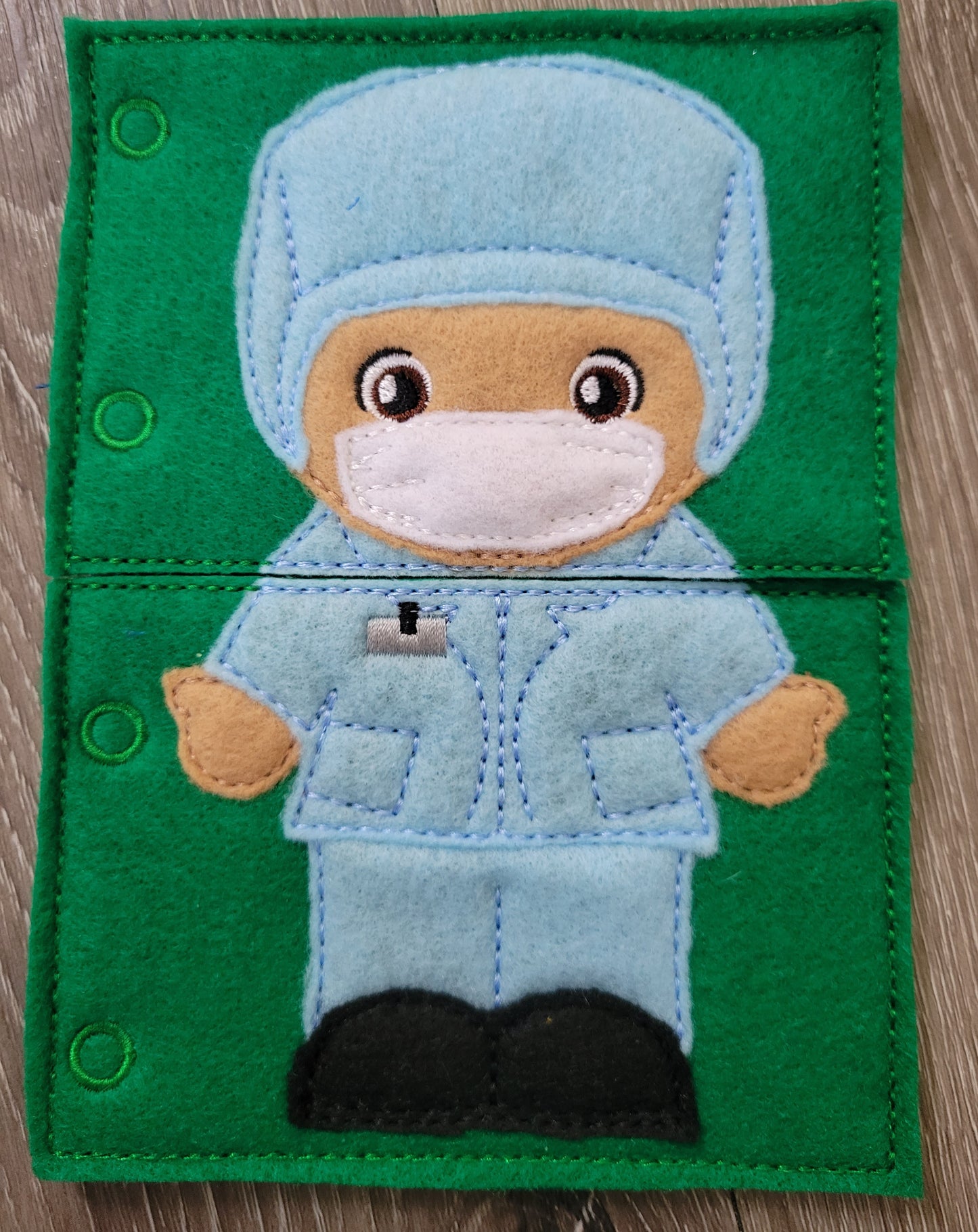 Community Helpers Toddler Quiet Flip Book