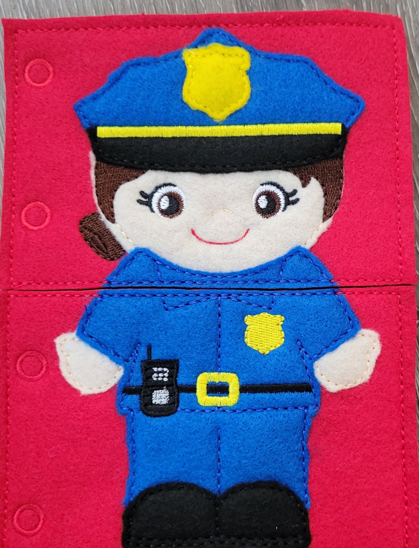Community Helpers Toddler Quiet Flip Book