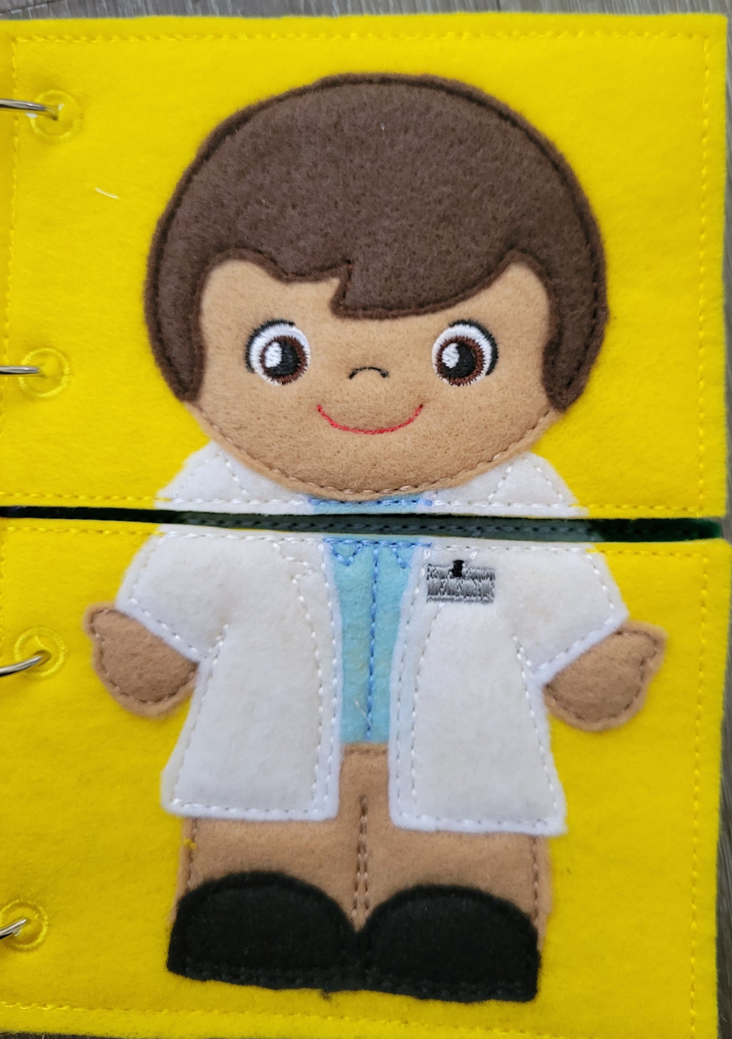 Community Helpers Toddler Quiet Flip Book