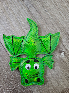 Stocking Stuffer - Dragon finger puppet - dragon party favors - dragon party decorations - dragon pencil topper - birthday party favor