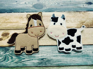 Felt Farm Play Set - farm animals - educational toy