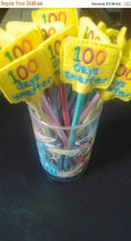 100 Days of School Classroom Party Favor - 100th day of school teacher gift - Pencil Toppers - 100 Days Celebration - Non Food Treat