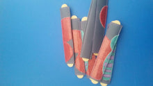 Butterfly Stick Puzzle - Seven Pieces - vinyl - school - classroom - educational - Quiet Toy - Busy Bag - Activity Bag - popsicle stick