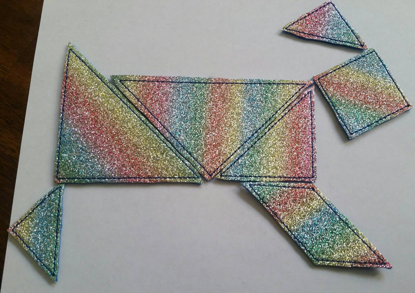 Tangram Game - Learn shapes - party favor - strategy - math game - problem solving - creativity - educational - learning - classroom - vinyl