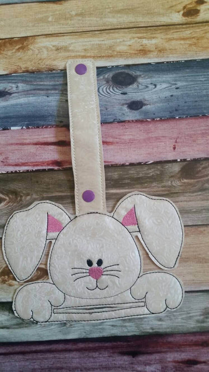 Easter Bunny - Towel Topper - Home Decor - Easter Decoration - towel included - Kitchen Towel Holder - House warming gift - Easter Basket