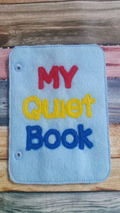 Toddler quiet book  - quiet book pages - personalized quiet book