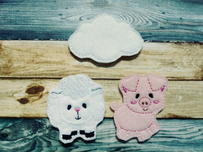Felt Farm - Playset - felt board - Quiet toy - Learning - Educational Toy - Barn - Farm Animals - farm play set - pretend play - eieio