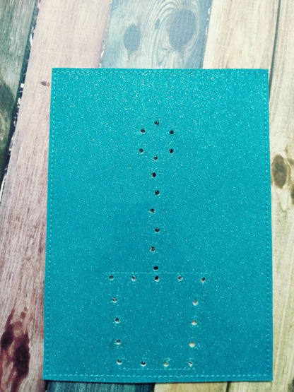 Sewing cards for kids- Flower sewing card - learn to sew - busy toy - activity toy - flower lacing card - learning toy - Montessori toy