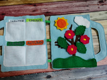Four seasons quiet book - felt activity board - learning quiet board - felt board - Autumn - Winter - Spring - Summer