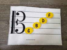 Learn How To Read Music - Quiet game board - music teacher tool- Felt Music Game - Movable Music Notes - alto clef - Music Scale