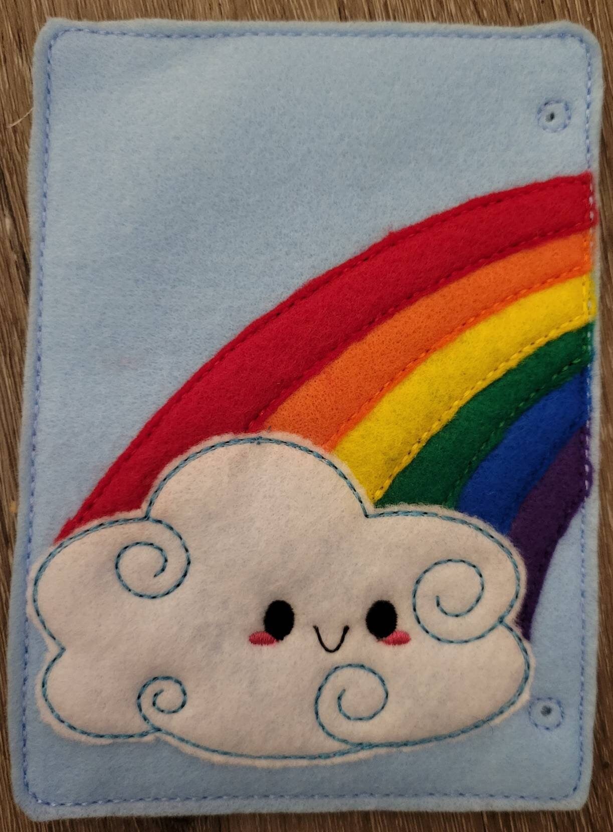 Color match Quiet book page -  rainbow - color sorting - rain drops - counting game - educational - learning toy