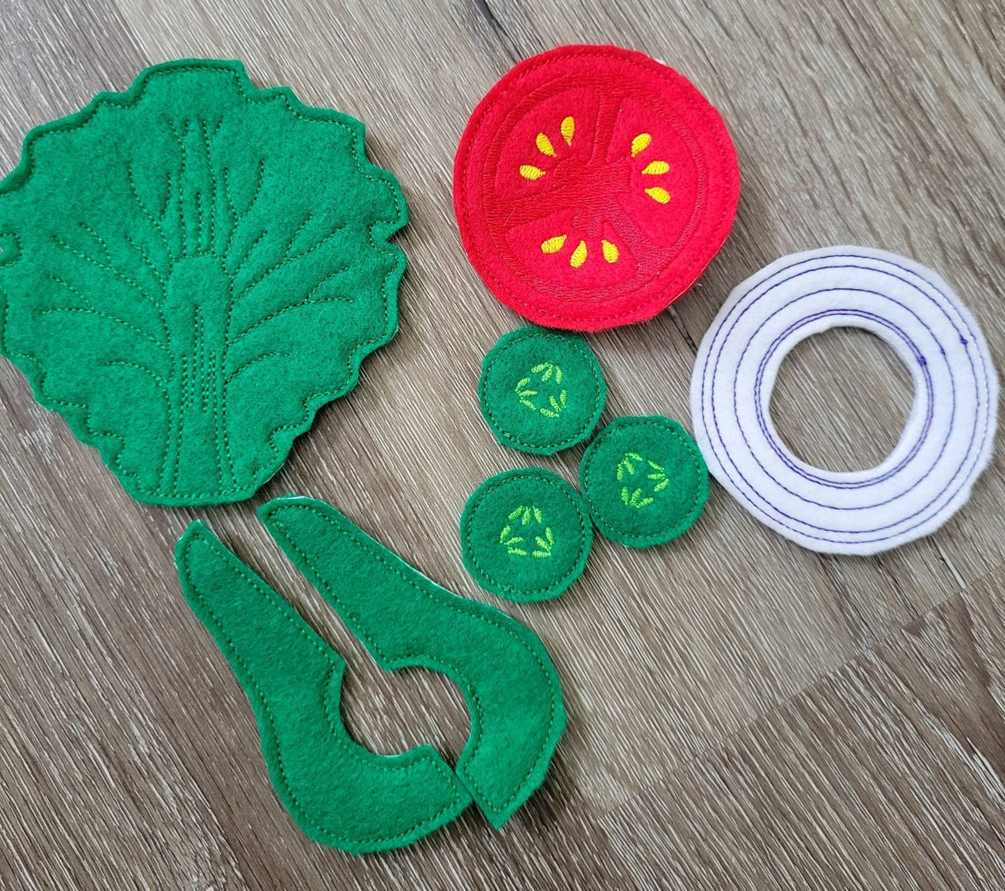 Felt Food Sandwich - pretend play - Sandwich Restaurant play set - felt food - pretend play - build your own