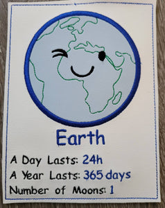 Planet Flash Cards - Outer Space Facts - Teaching Tool - Classroom - Homeschool - Montessori - Educational