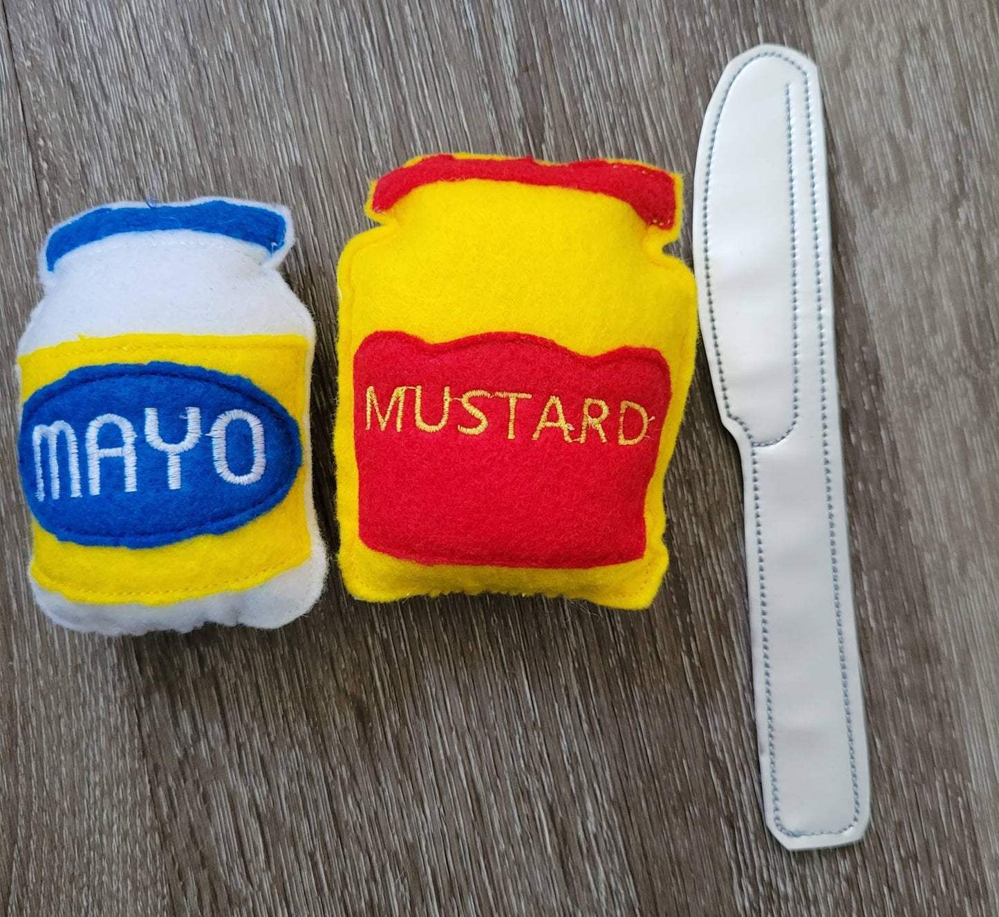 Felt Food Sandwich - pretend play - Sandwich Restaurant play set - felt food - pretend play - build your own