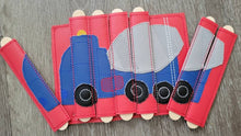 Cement Truck Stick Puzzle - toddler quiet book page- Seven Pieces - motor skills - classroom - educational - Busy Bag - Activity Bag