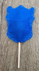Valentines day gift for kids - lollipop holder- class party favor - monster - Treat - sucker holder - embroidered felt
