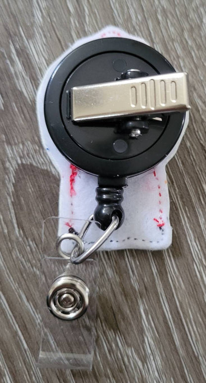 Gumball Machine Badge Reel - Retractable Badge Holder - uniform - ID Holder - Nurse Gift - Hospital Employee Gift - Name Badge Holder