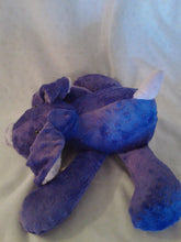 Stuffed Puppy Dog Soft Toy -   Purple and Lilac Minky Dot Fabric - stuffed animal - minky dot dog - Plushie - Custom Colors - Floppy Ears