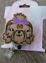 Shih Tzu Dog Breed Badge Reel - Retractable Name Badge Holder - uniform - ID Holder - Nurse Gift - Hospital Employee Gift