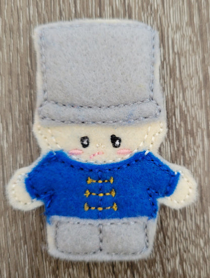 Humpty Dumpty Nursery Rhyme Finger Puppet Set - Cracked Egg - Kings Horses and Men - Educational