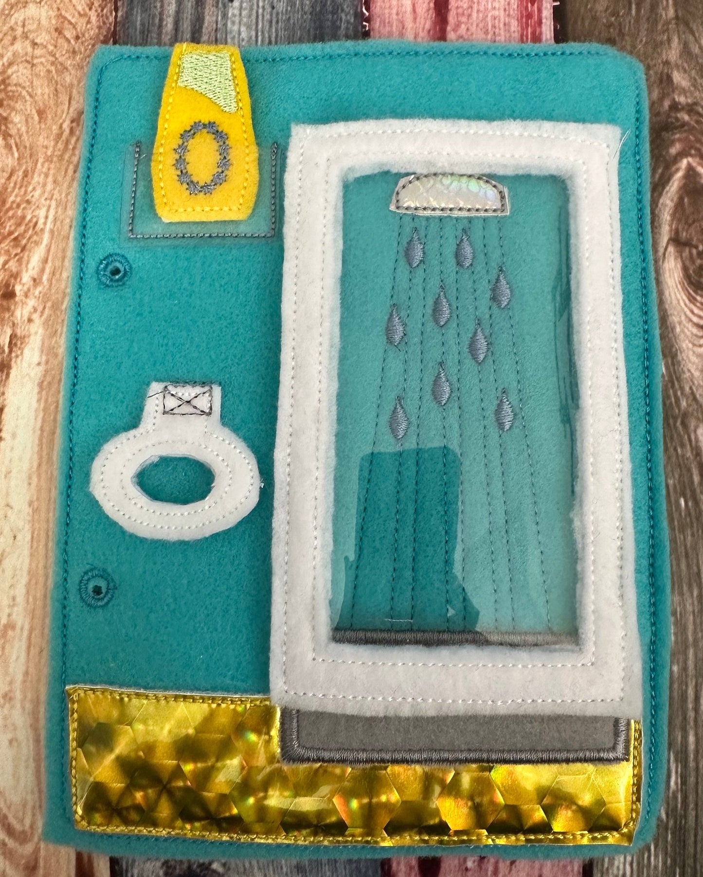 Portable Felt Dollhouse Quiet Book - Toddler Quiet Activity Toy - Educational Gift For Boys and Girls - Learning Toy - Unpaper Doll