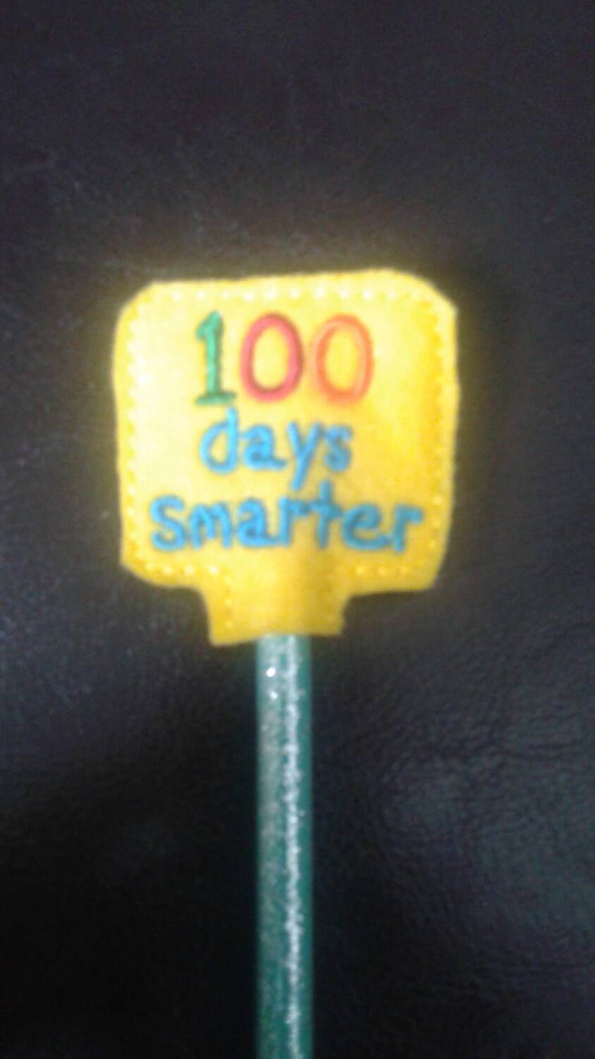 100 Days of School Classroom Party Favor - 100th day of school teacher gift - Pencil Toppers - 100 Days Celebration - Non Food Treat