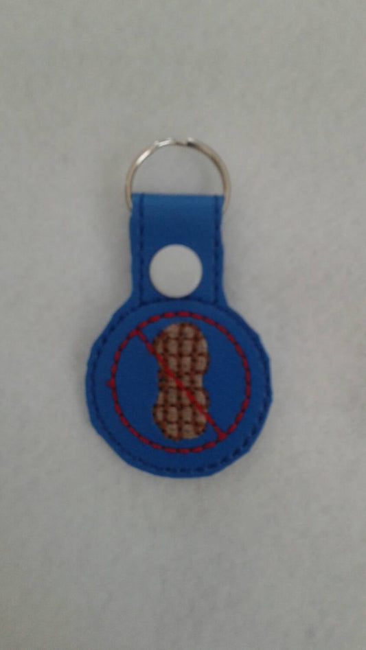 Allergy Alert Snap Tab -  Keychain - Backpack - Gluten Allergy - Peanut Allergy - Tree Nut Allergy - Zipper Pull - Medical Bag Tag