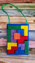 Build Your Own Block Puzzle Board Quiet Activity Bag - Quiet Book Page - Fun Activity Bag - Learning - Educational - busy bag - classroom